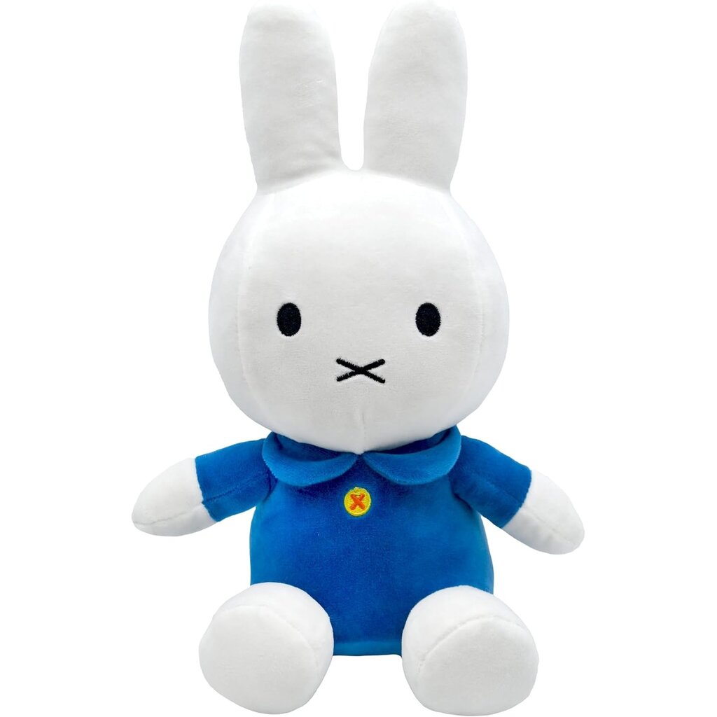 KIDS PREFERRED Miffy 8" Bean Bag - White w/ Blue Dress