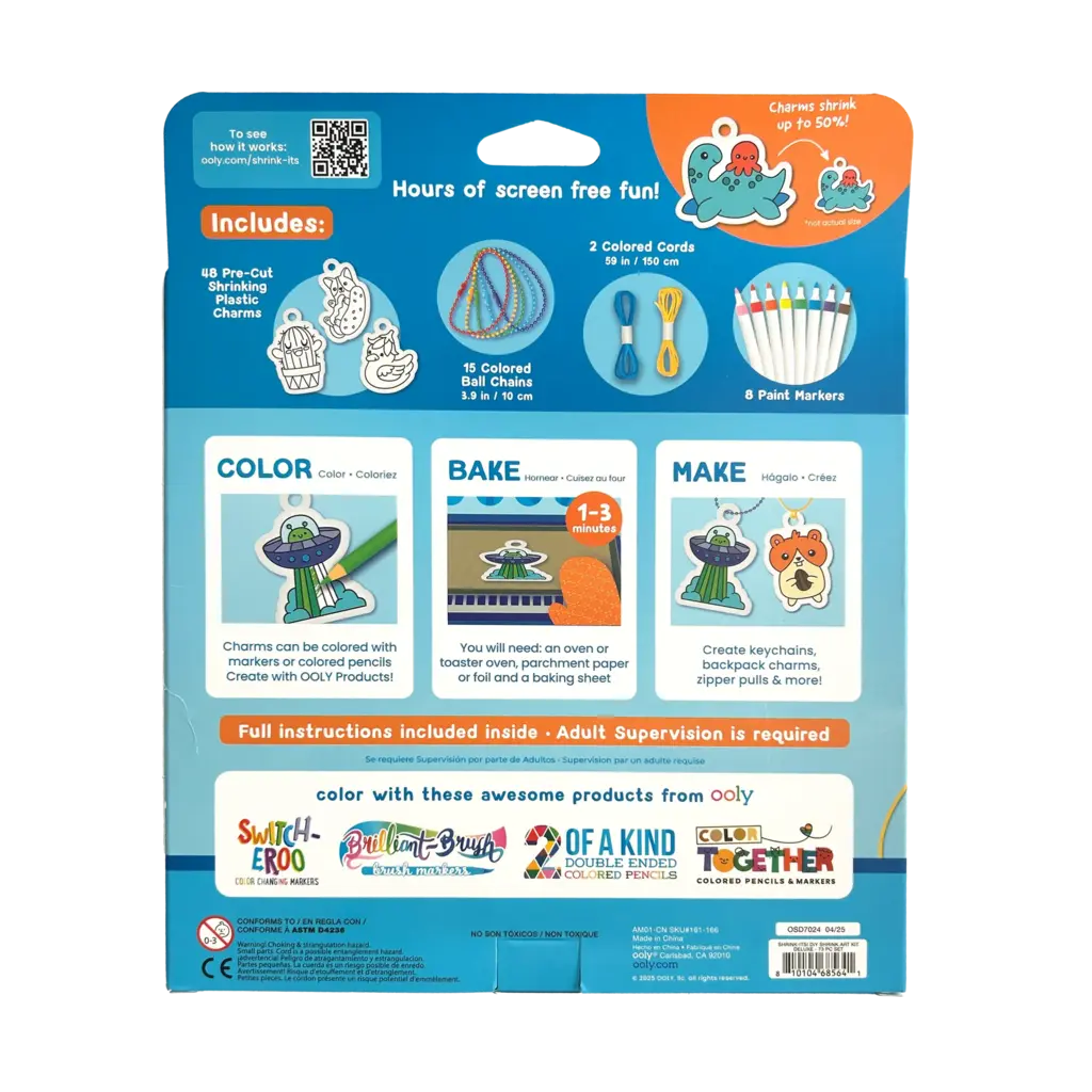 OOLY Deluxe Shrink-Its! DIY Shrink Art