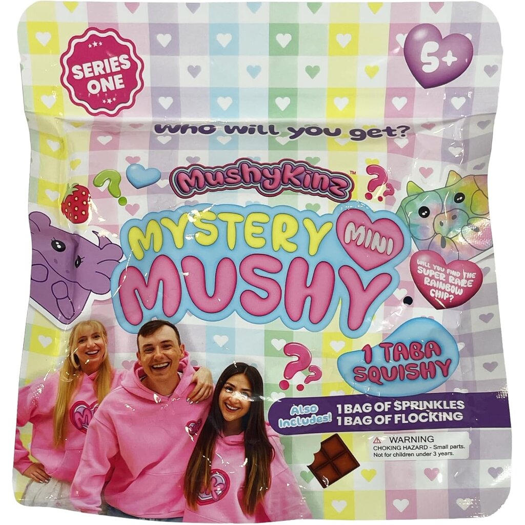 LICENSE 2 PLAY MushyKinz Mystery 1 Pack Squishy Collectible Figures in 24pc Display