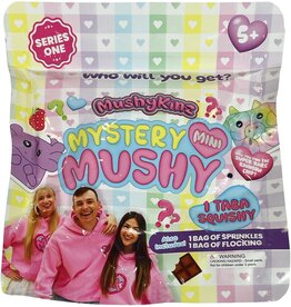LICENSE 2 PLAY MushyKinz Mystery 1 Pack Squishy Collectible Figures in 24pc Display