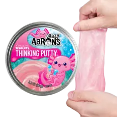 CRAZY AARON Amazing Axolotl Thinking Putty 4" Tin