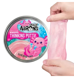 CRAZY AARON Amazing Axolotl Thinking Putty 4" Tin