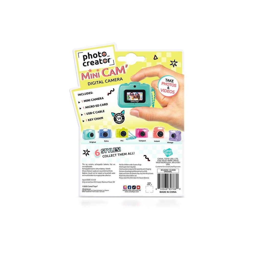 LICENSE 2 PLAY Mini Camera