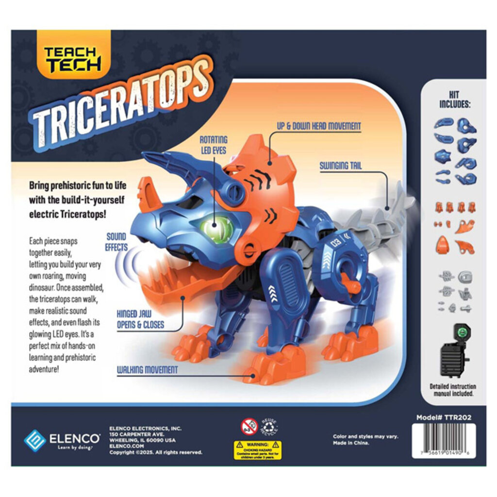 ELENCO Teach Tech Triceratops