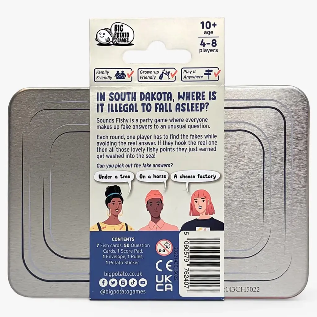 BIG POTATO Sounds Fishy Travel Tin