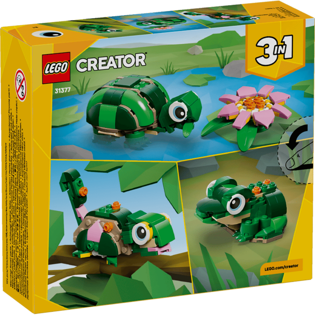 TOYHOUSE LEGO 3 in 1 Turtle With Water Lily