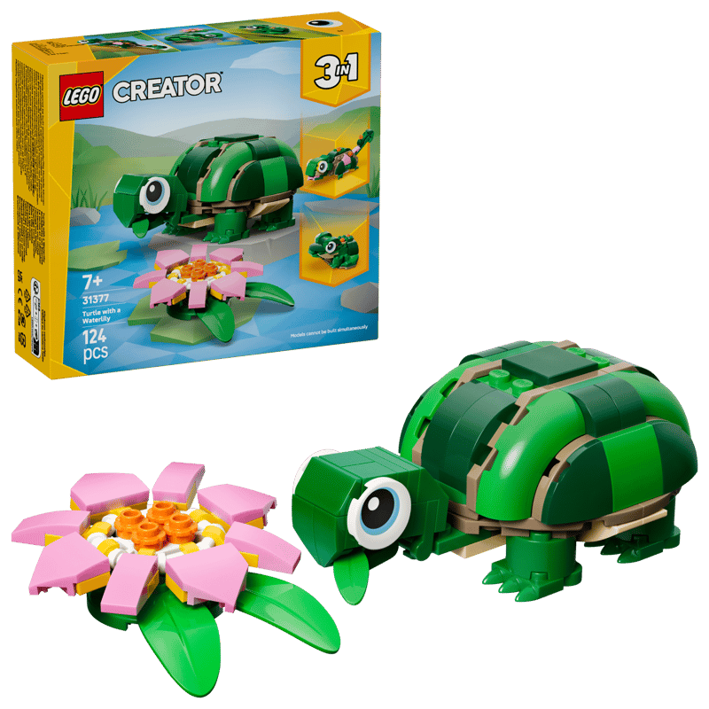 TOYHOUSE LEGO 3 in 1 Turtle With Water Lily