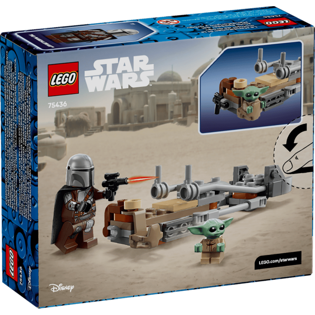 TOYHOUSE The Mandalorian & Grogu's Speeder Bike Lego