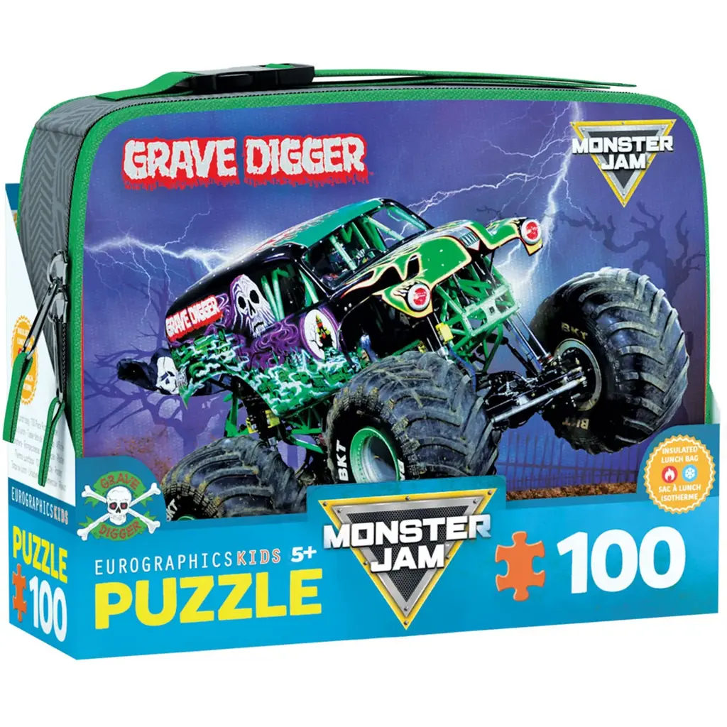 EUROGRAPHICS Grave Digger 100 pc Puzzle in Lunch Bag