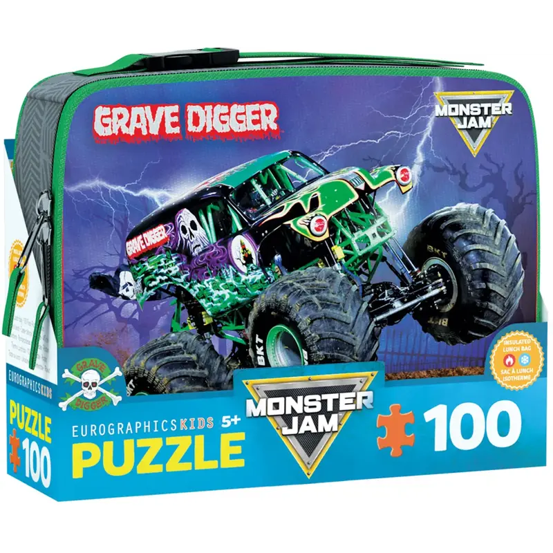 EUROGRAPHICS Grave Digger 100 pc Puzzle in Lunch Bag
