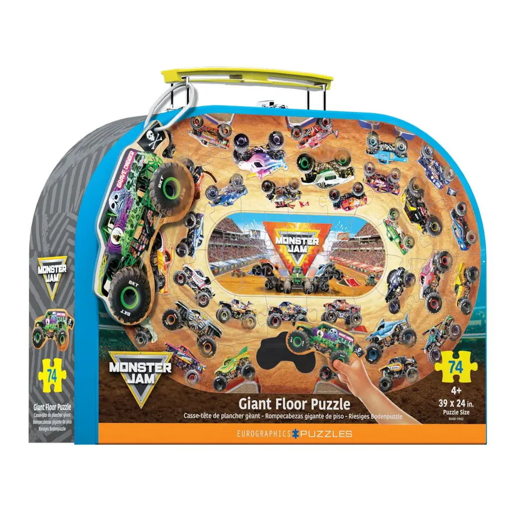 EUROGRAPHICS Monster Jam Giant Floor Puzzle 74 pc