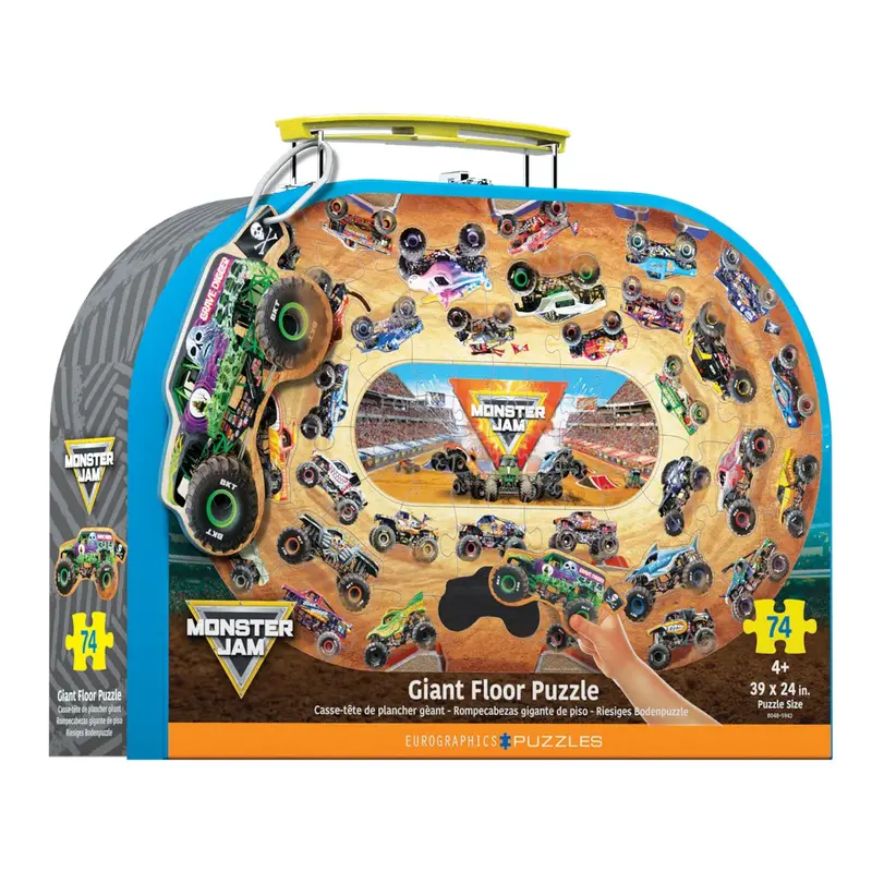 EUROGRAPHICS Monster Jam Giant Floor Puzzle 74 pc