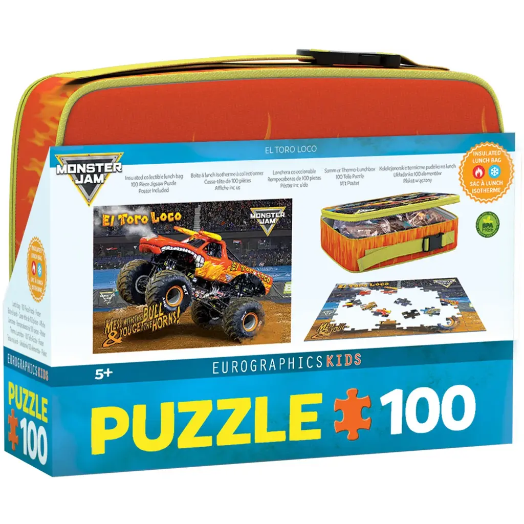 EUROGRAPHICS El Toro Loco 100 pc Puzzle in Lunch Bag