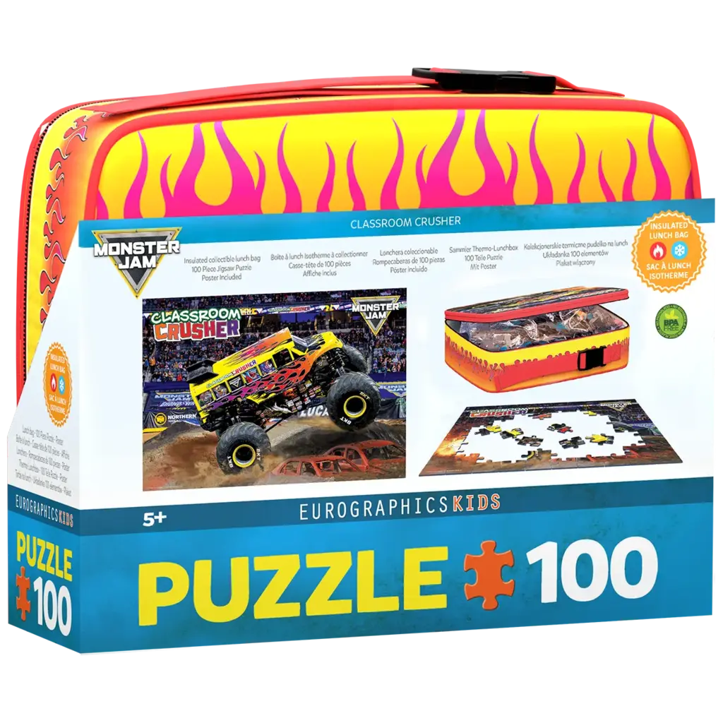 EUROGRAPHICS Classroom Crusher 100 pc Puzzle in Lunch Bag