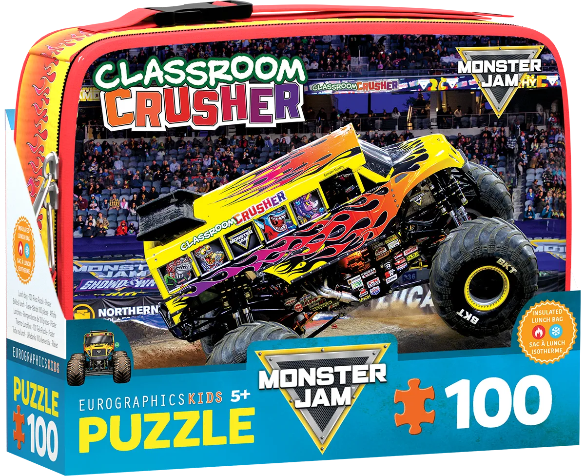 Classroom Crusher 100 pc Puzzle in Lunch Bag