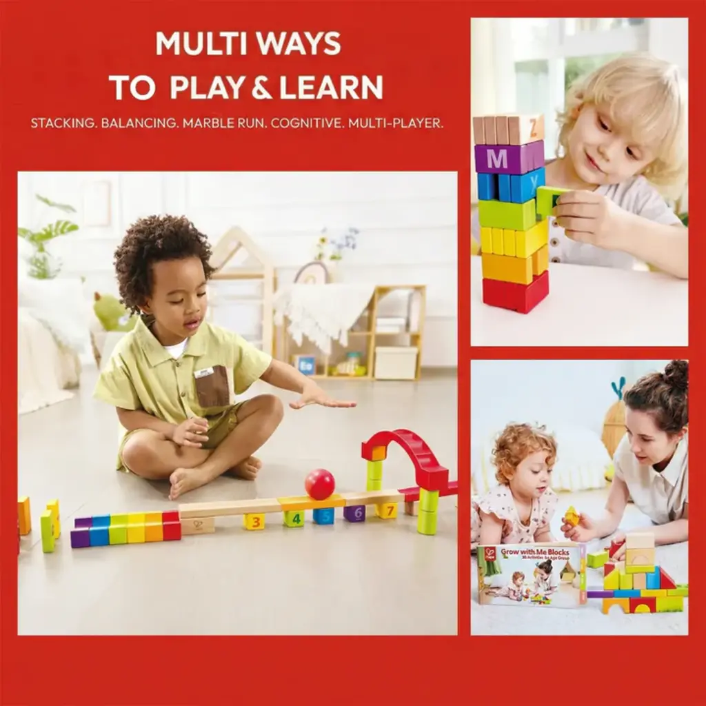 HAPE INTERNATIONAL Grow With Me Blocks