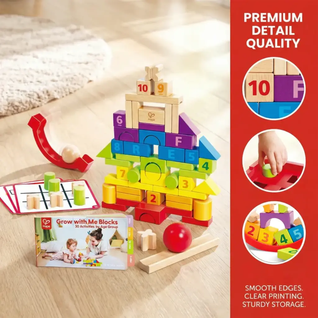 HAPE INTERNATIONAL Grow With Me Blocks