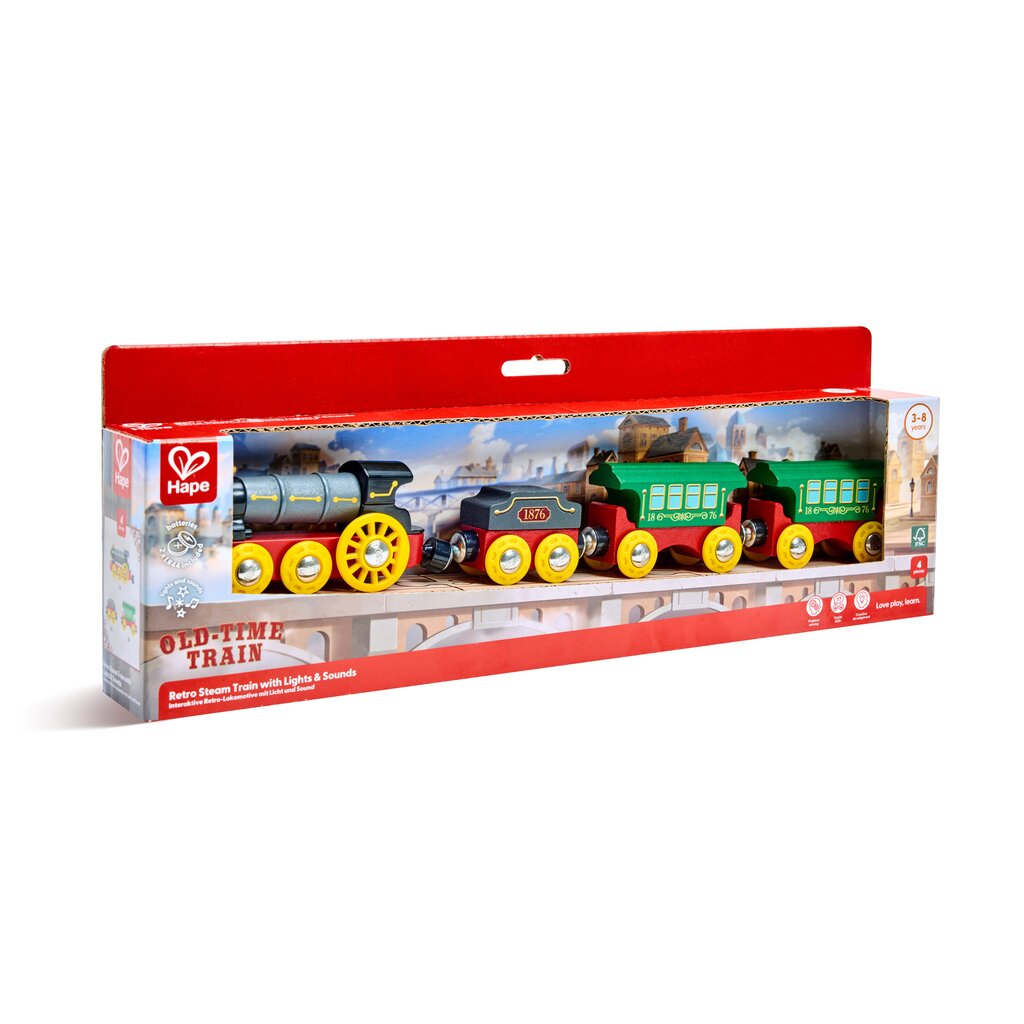 HAPE INTERNATIONAL Retro Steam Engine With Lights & Sounds