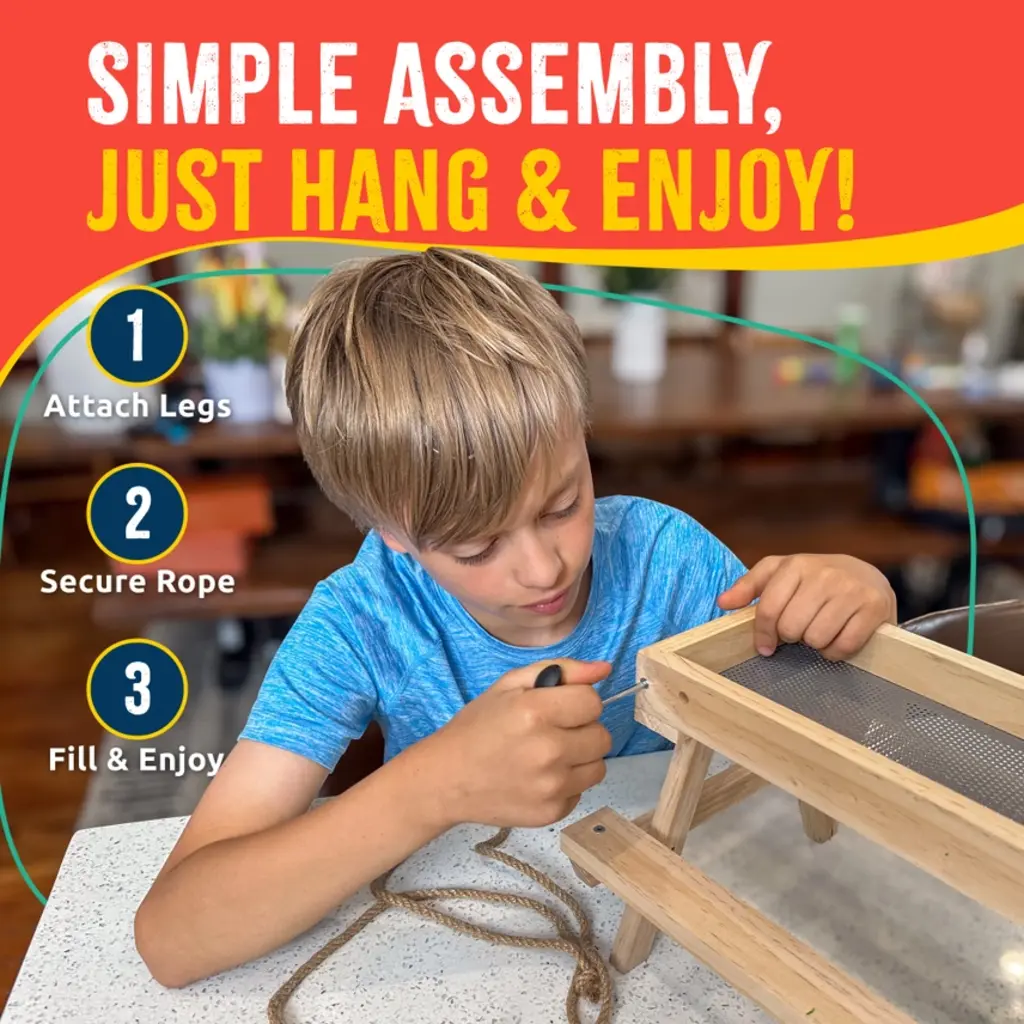SPARKJUMP Picnic Table Feeder Woodworking Kit