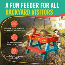 SPARKJUMP Picnic Table Feeder Woodworking Kit