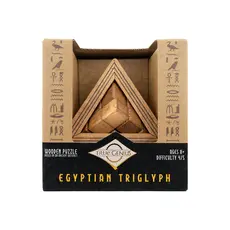 PROJECT GENIUS (RECENT TOY) Egyptian Triglyph Wooden Puzzle