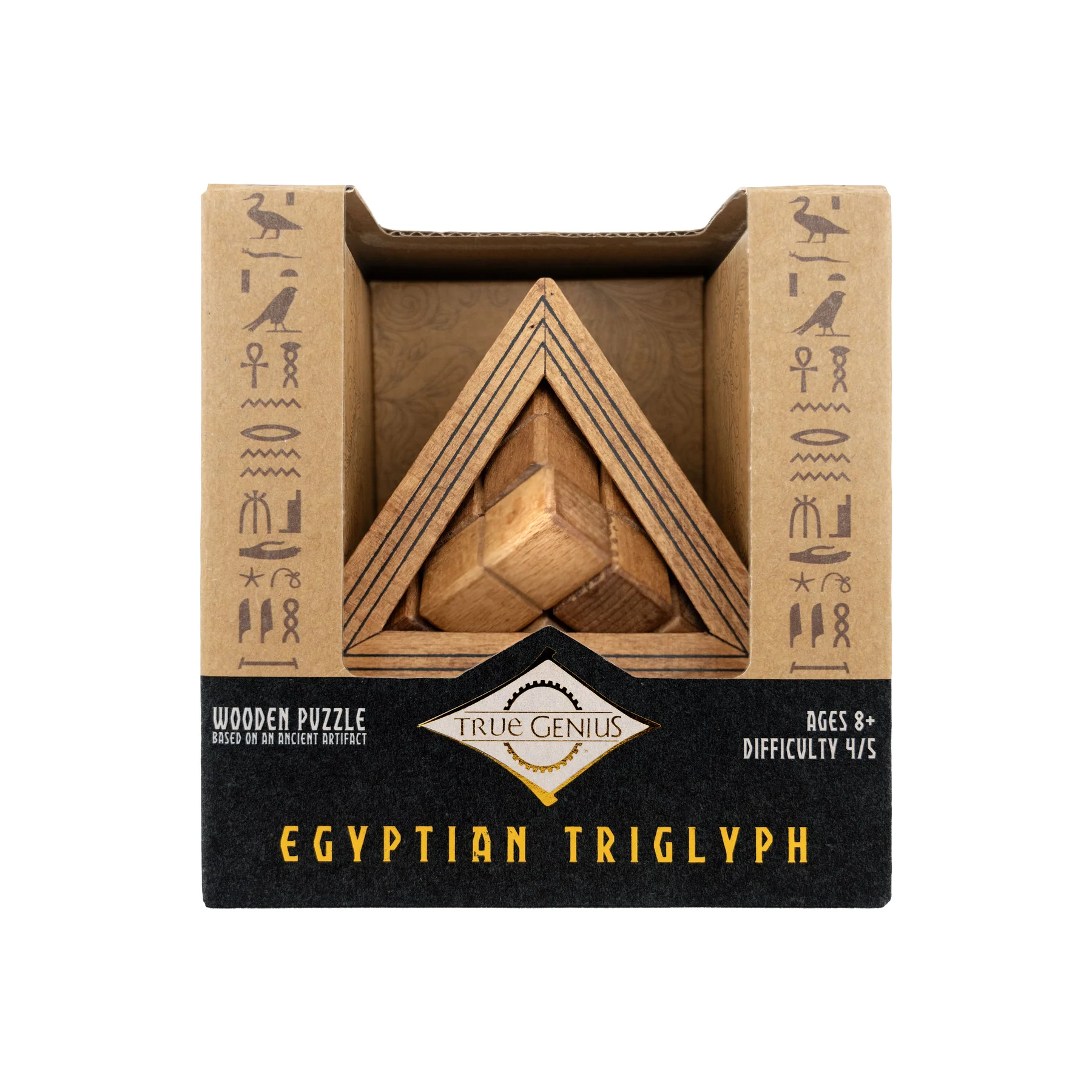 Egyptian Triglyph Wooden Puzzle