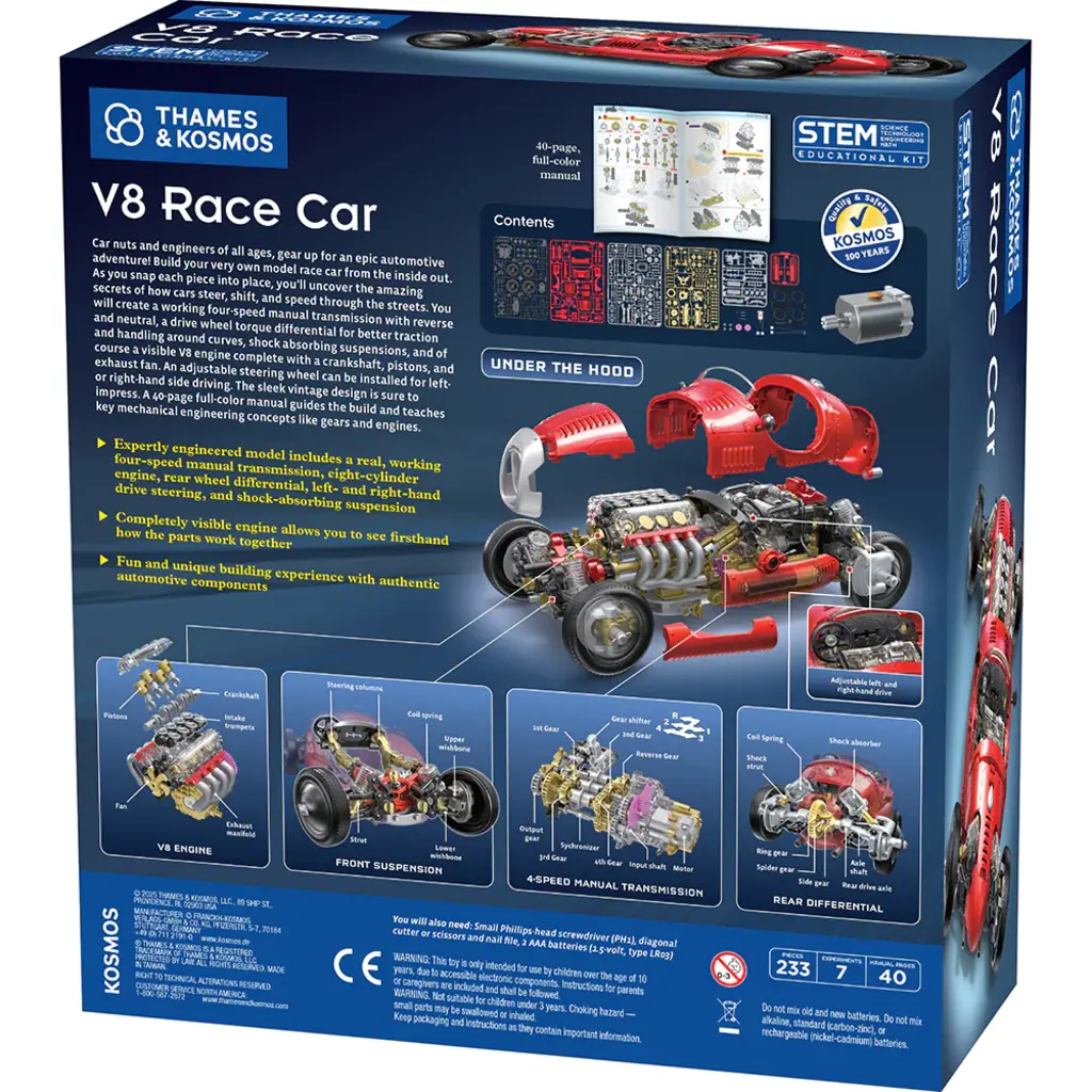 THAMES & KOSMOS V8 Race Car Kit