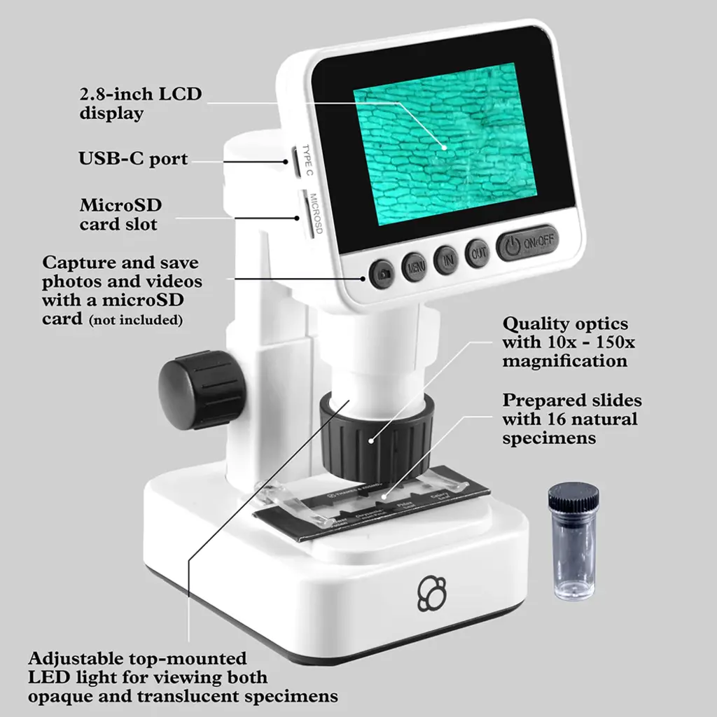 THAMES & KOSMOS The Thames & Kosmos Digital Microscope With HD Display