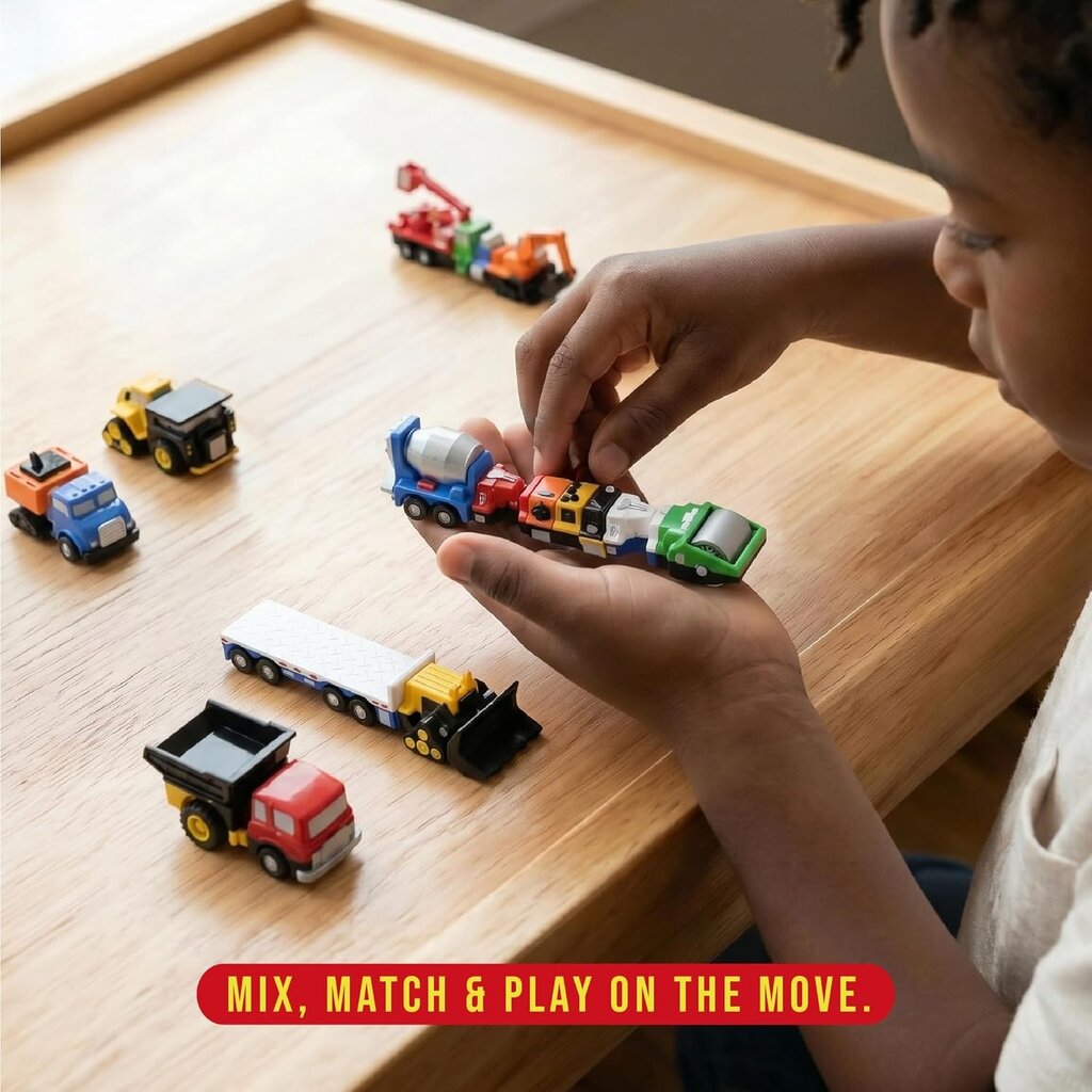 POPULAR PLAYTHINGS Micro Mix or Match Vehicles Construction 3+