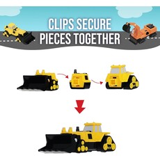 POPULAR PLAYTHINGS Micro Mix or Match Vehicles Construction 3+