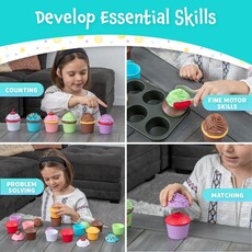 POPULAR PLAYTHINGS Magnetic Bake & Play Cupcake Set 3+