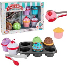 POPULAR PLAYTHINGS Magnetic Bake & Play Cupcake Set 3+