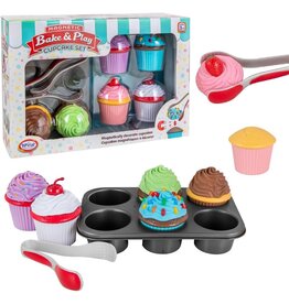 POPULAR PLAYTHINGS Magnetic Bake & Play Cupcake Set 3+