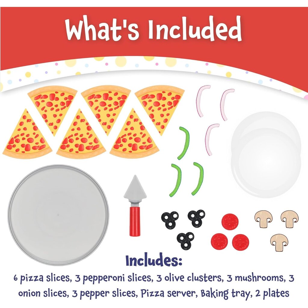 POPULAR PLAYTHINGS Magnetic Pizza Party Set