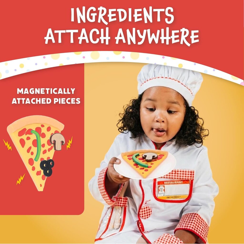 POPULAR PLAYTHINGS Magnetic Pizza Party Set