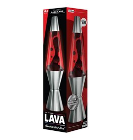 SCHYLLING Lava Lamp14.5" Chrome Plated Crimson *In Store Pickup Only*
