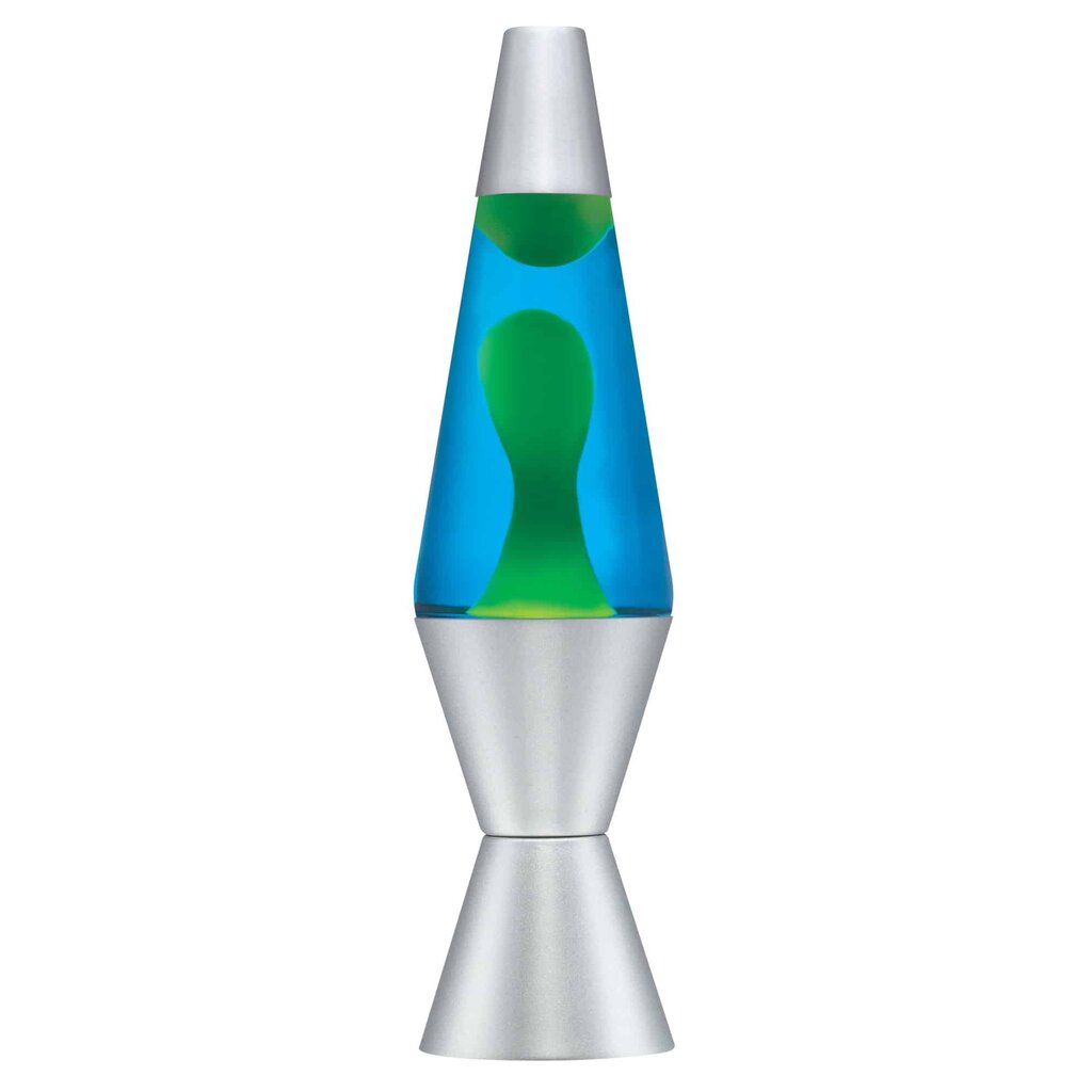 SCHYLLING Lava Lamp 14.5" Green Wax & Blue Liquid *In Store Pickup Only*