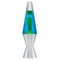 SCHYLLING Lava Lamp 14.5" Green Wax & Blue Liquid *In Store Pickup Only*