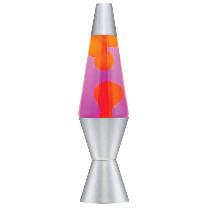 SCHYLLING Lava Lamp 14.5" Yellow Wax & Purple Liquid *In Store Pickup Only*