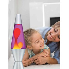 SCHYLLING Lava Lamp 14.5" Yellow Wax & Purple Liquid *In Store Pickup Only*