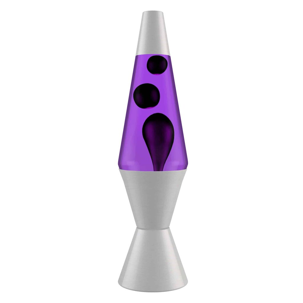 SCHYLLING Lava Lamp 14.5" Black Wax & Purple Liquid *In Store Pickup Only*