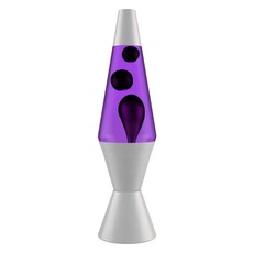 SCHYLLING Lava Lamp 14.5" Black Wax & Purple Liquid *In Store Pickup Only*