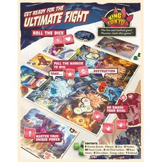 BLUE ORANGE King of Tokyo Duel Dice Game