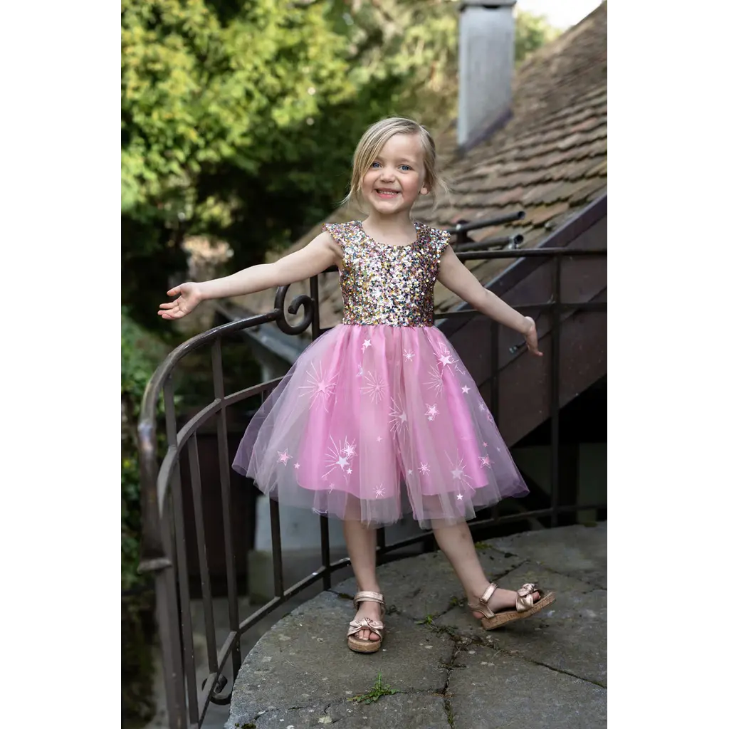 CREATIVE EDUCATION A Star is Born Sequins Dress, 3-4