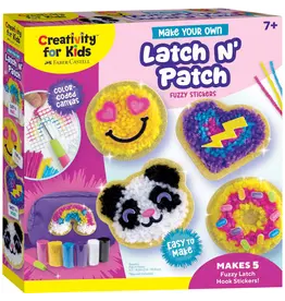 CREATIVITY FOR KIDS Make Your Own Latch N' Patch Fuzzy Stickers