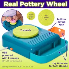 CREATIVITY FOR KIDS Neon Glow Pottery Studio