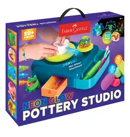 CREATIVITY FOR KIDS Neon Glow Pottery Studio