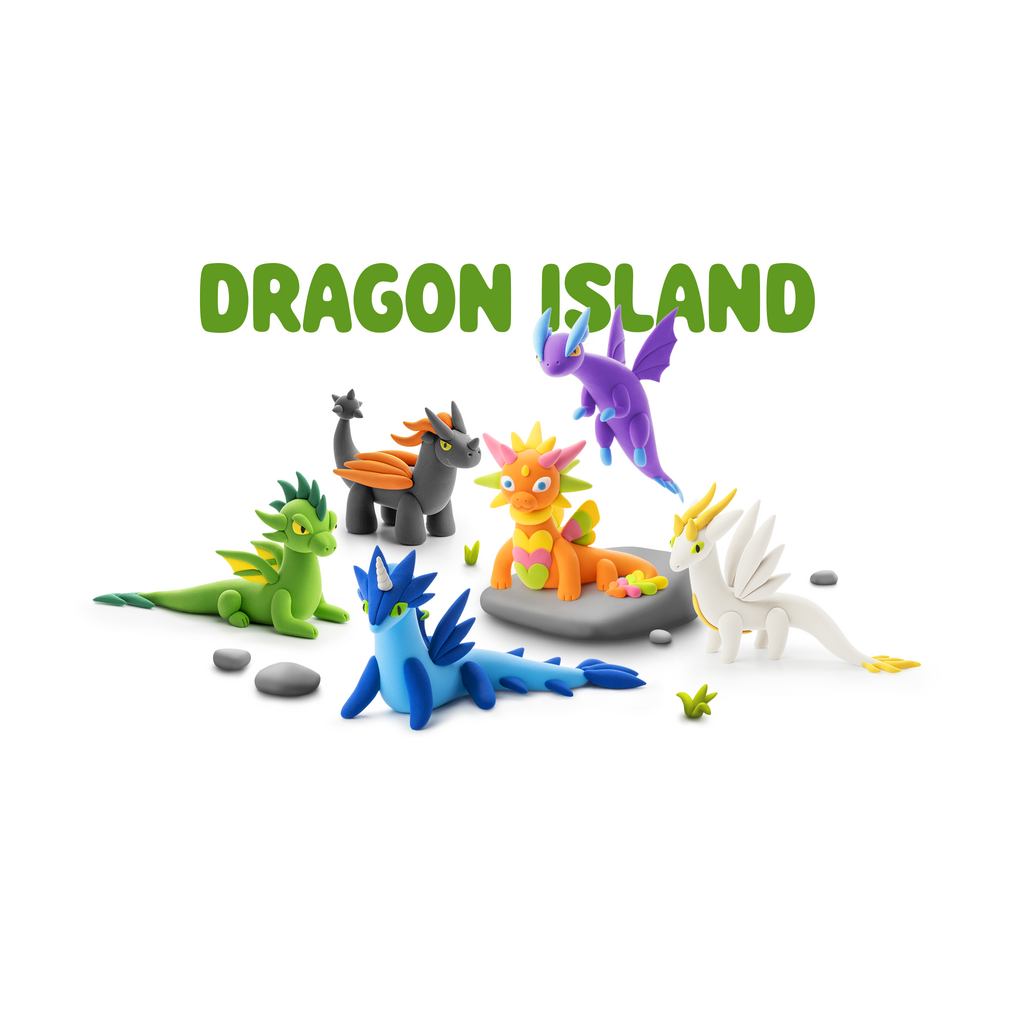 Hey Clay Dragon Island