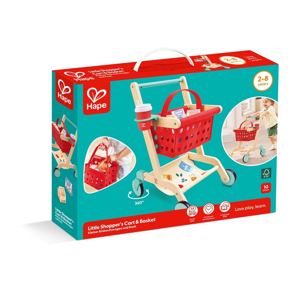 HAPE INTERNATIONAL Little Shopper's Cart & Basket