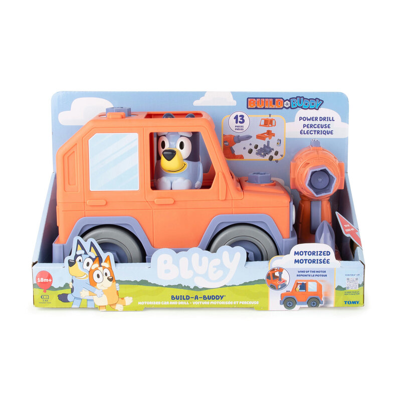 TOMY Bluey Build A Buddy Car